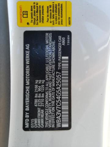 WBA3V7C54G5A25057 - 2016 BMW 428 I SULE WHITE photo 10
