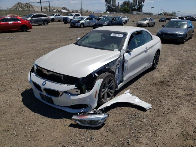 WBA3V7C54G5A25057 - 2016 BMW 428 I SULE WHITE photo 2
