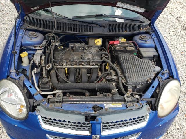 1B3ES56C25D110368 - 2005 DODGE NEON SXT BLUE photo 7