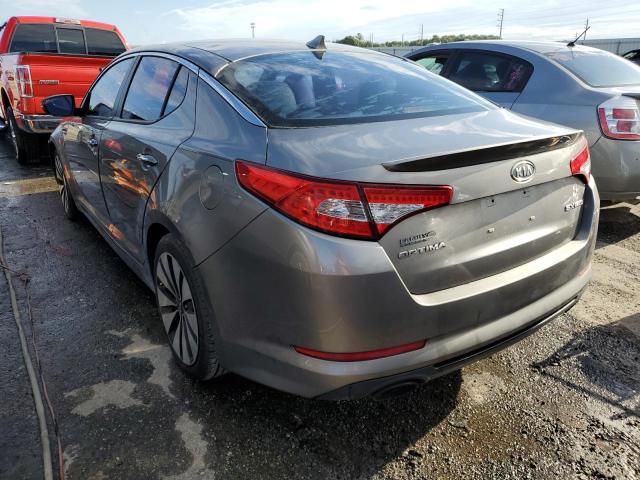 5XXGR4A69CG034939 - 2012 KIA OPTIMA SX GRAY photo 3