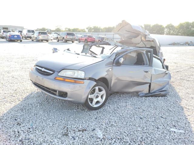 KL1TD66607B755347 - 2007 CHEVROLET AVEO BASE GRAY photo 2