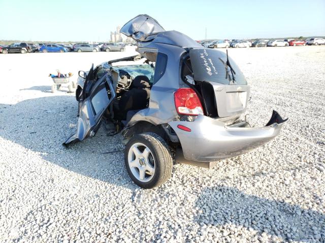 KL1TD66607B755347 - 2007 CHEVROLET AVEO BASE GRAY photo 3