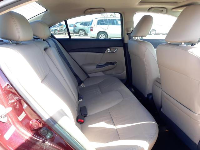 19XFB2F98DE058120 - 2013 HONDA CIVIC EXL 勃艮第红 照片 6