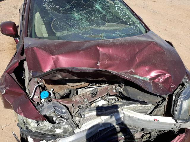 19XFB2F98DE058120 - 2013 HONDA CIVIC EXL 勃艮第红 照片 7