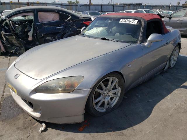 JHMAP21415S007305 - 2005 HONDA S2000 SILVER photo 2