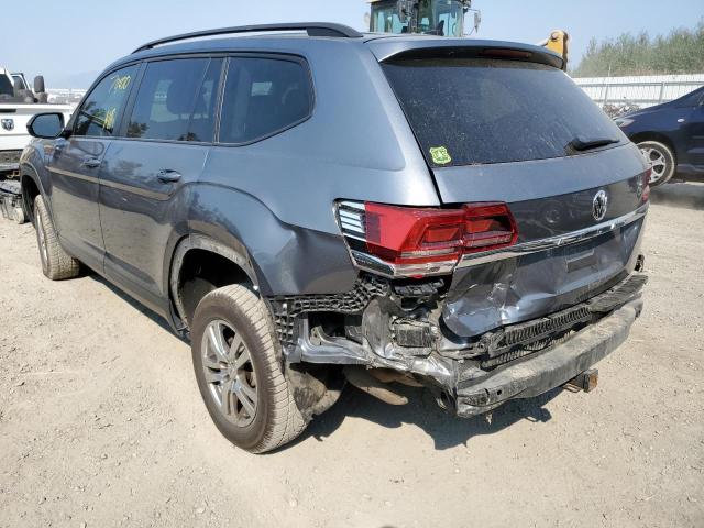 1V2LR2CA9JC560715 - 2018 VOLKSWAGEN ATLAS SE GRAY photo 3