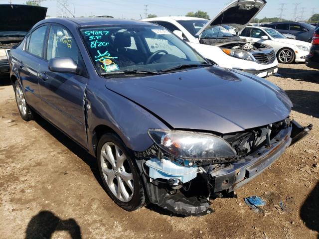 JM1BK32F681174151 - 2008 MAZDA 3 I GRAY photo 1