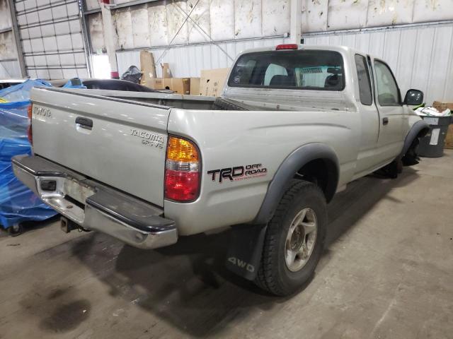 5TEWN72N94Z387151 - 2004 TOYOTA TACOMA XTR SILVER photo 4