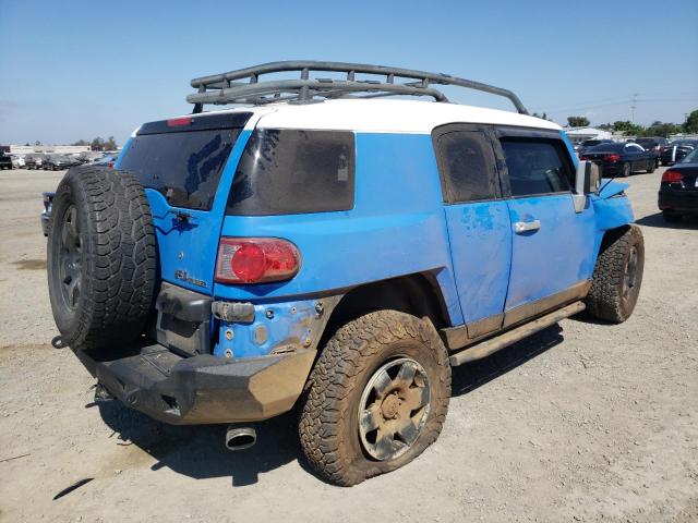 JTEBU11F370027091 - 2007 TOYOTA FJ CRUISER BLUE photo 4