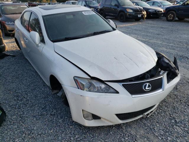 JTHBK262675029330 - 2007 LEXUS IS 250 WHITE photo 1