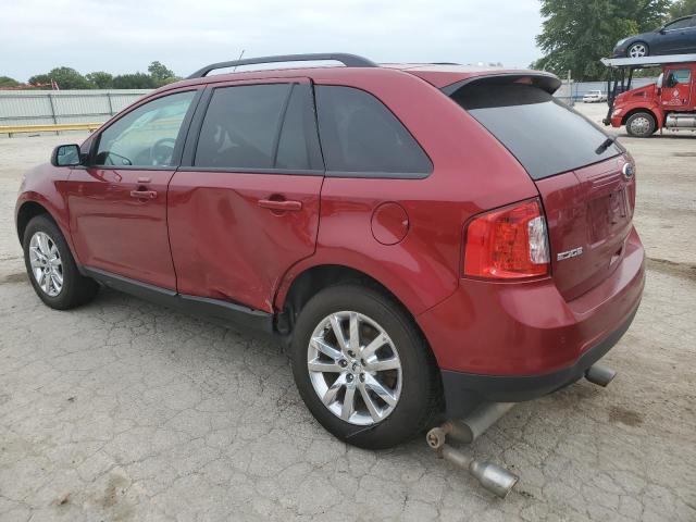 2FMDK3JC6DBB06121 - 2013 FORD EDGE SEL RED photo 9