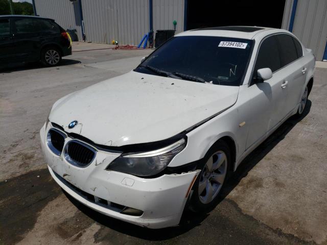 WBANU53508C110259 - 2008 BMW 528 I WHITE photo 2