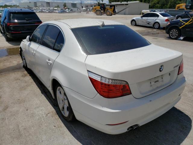 WBANU53508C110259 - 2008 BMW 528 I WHITE photo 3