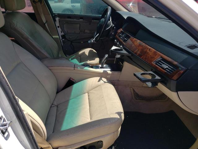 WBANU53508C110259 - 2008 BMW 528 I WHITE photo 5