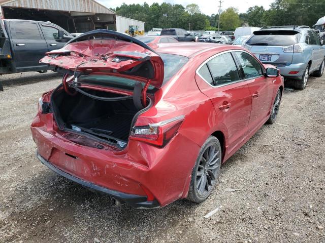 19UDE2F8XKA009704 - 2019 ACURA ILX PREMIU RED photo 4