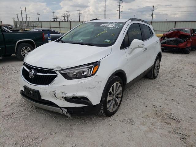 KL4CJASB4KB702404 - 2019 BUICK ENCORE PRE WHITE photo 2