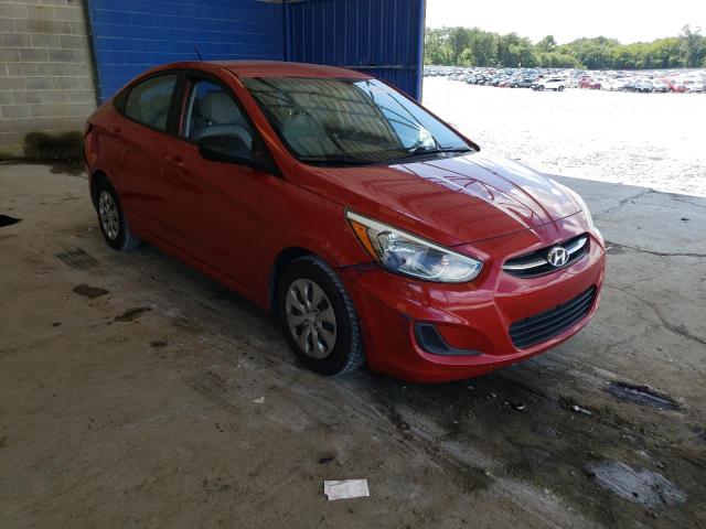 KMHCT4AEXFU863049 - 2015 HYUNDAI ACCENT RED photo 1