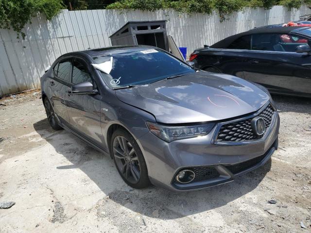 19UUB2F6XJA002399 - 2018 ACURA TLX TECH+A GRAY photo 1