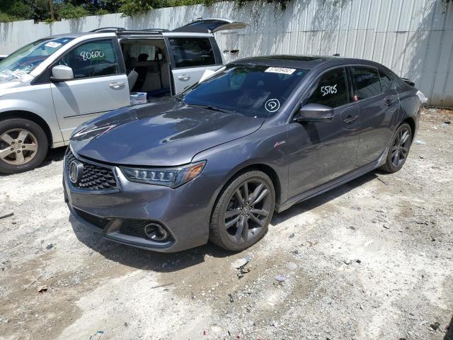 19UUB2F6XJA002399 - 2018 ACURA TLX TECH+A GRAY photo 2