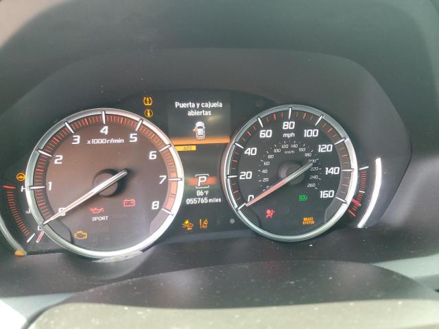 19UUB2F6XJA002399 - 2018 ACURA TLX TECH+A GRAY photo 8