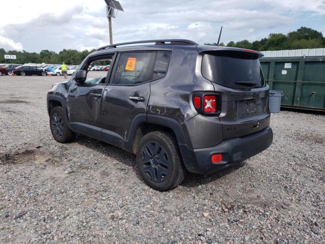 ZACCJBAB4JPH25988 - 2018 JEEP RENEGADE S CHARCOAL photo 3