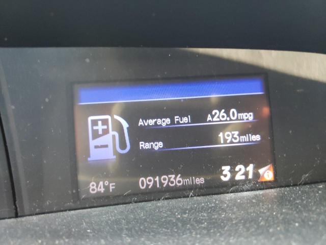 19XFB2F90CE023845 - 2012 HONDA CIVIC EXL أسود صورة 8