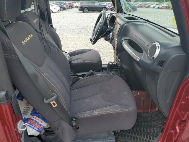 1C4GJWBG2DL501565 - 2013 JEEP WRANGLER S RED photo 5