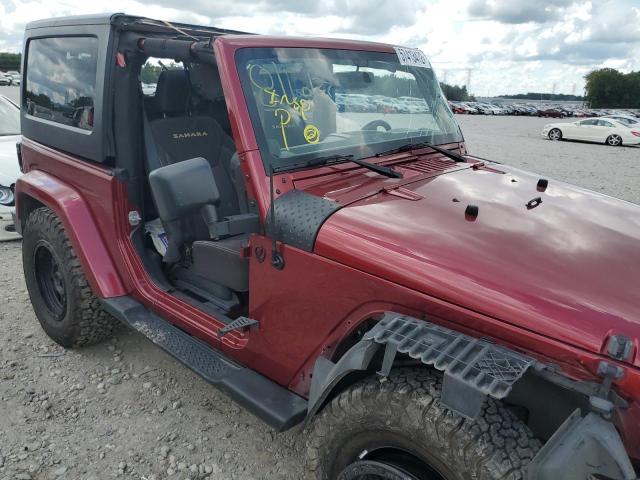 1C4GJWBG2DL501565 - 2013 JEEP WRANGLER S RED photo 9