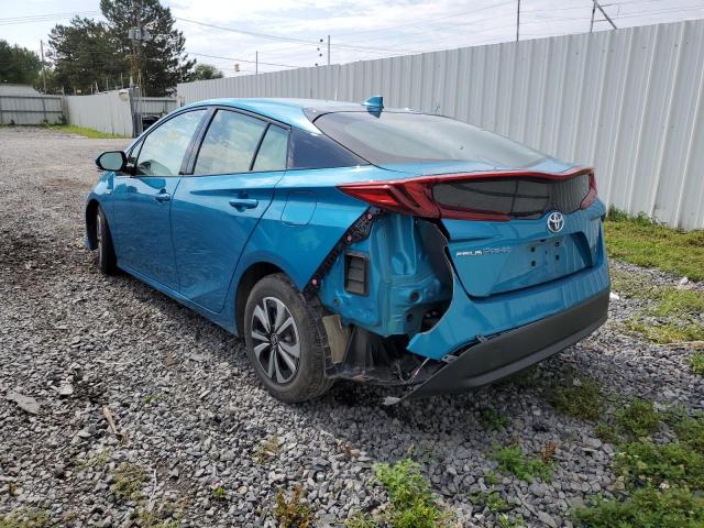 JTDKARFP8J3096748 - 2018 TOYOTA PRIUS PRIM 蓝色 照片 3