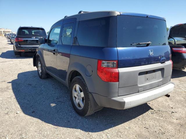 5J6YH28573L017608 - 2003 HONDA ELEMENT EX BLUE photo 3