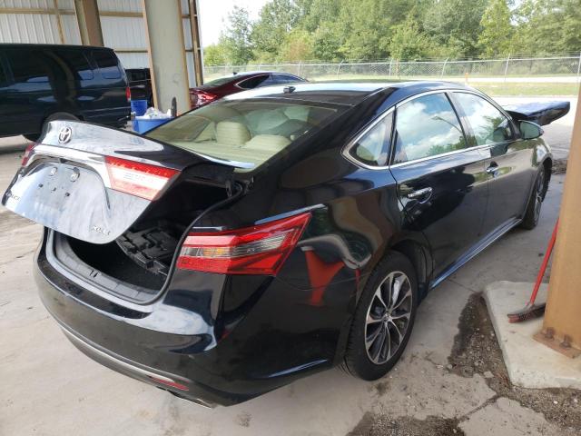 4T1BK1EB8GU199686 - 2016 TOYOTA AVALON XLE BLACK photo 4