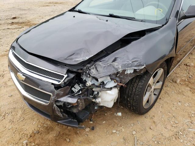 1G1ZC5E05CF253281 - 2012 CHEVROLET MALIBU 1LT ნაცრისფერი ფოტო 9