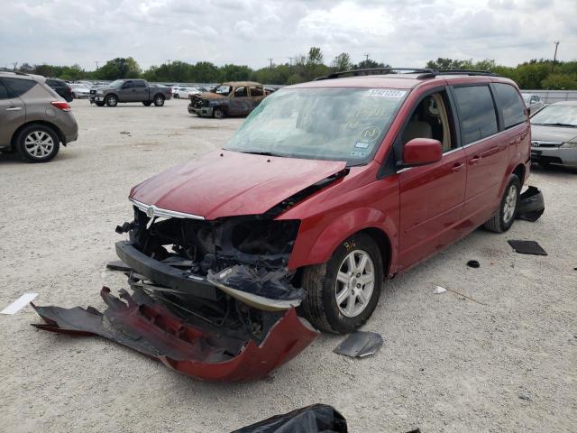 2A8HR54P38R639478 - 2008 CHRYSLER TOWN & COU RED photo 2