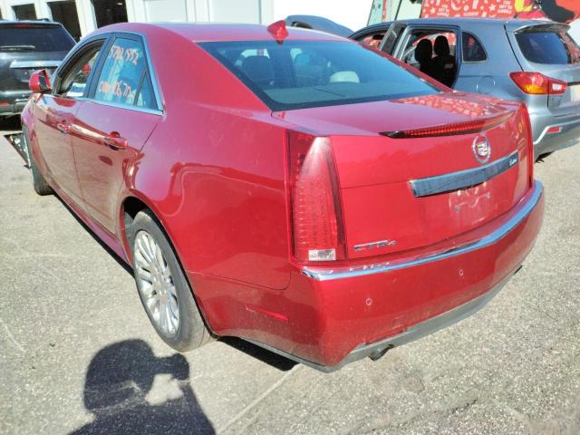 1G6DL5EYXB0170490 - 2011 CADILLAC CTS PERFOR Kırmızı fotoğraf 3