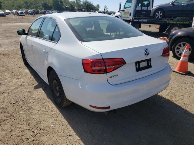3VW2K7AJXFM344182 - 2015 VOLKSWAGEN JETTA BASE 白色 照片 3