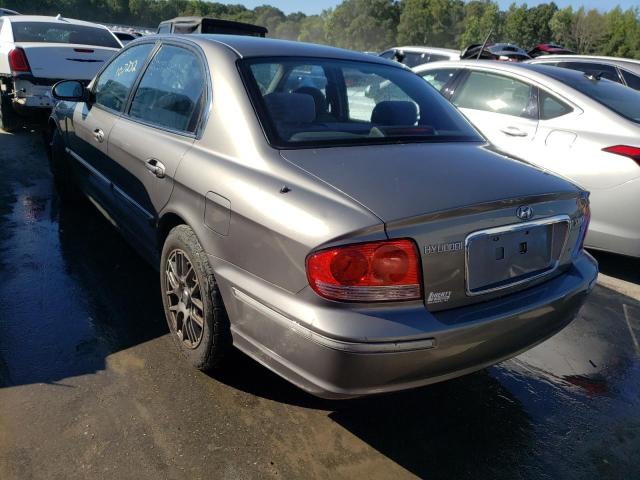 KMHWF35H34A059449 - 2004 HYUNDAI SONATA GLS GRAY photo 3