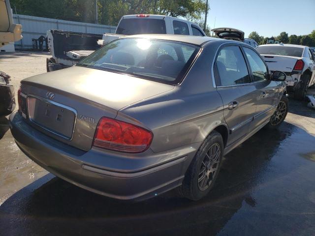 KMHWF35H34A059449 - 2004 HYUNDAI SONATA GLS GRAY photo 4