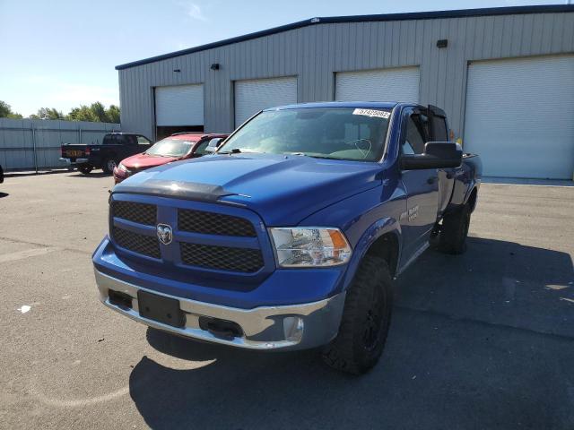 1C6RR7GT7FS633721 - 2015 RAM 1500 SLT BLUE photo 2