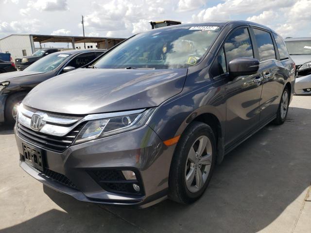 5FNRL6H72KB113889 - 2019 HONDA ODYSSEY CHARCOAL photo 2