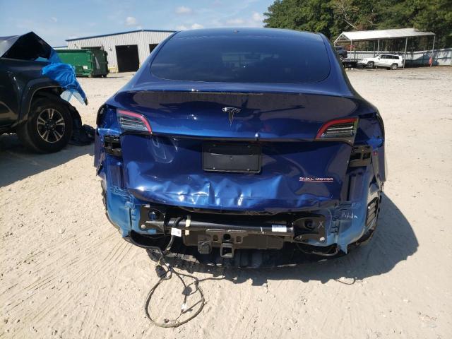 7SAYGDEF8NF399206 - 2022 TESLA MODEL Y BLUE photo 9