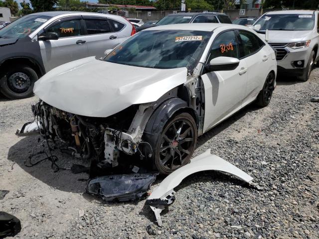 SHHFK7H40JU211074 - 2018 HONDA CIVIC SPOR WHITE photo 2