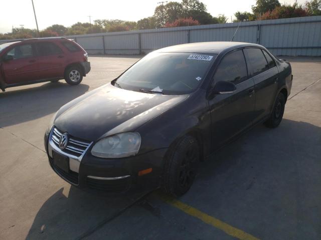 3VWGF71K57M089722 - 2007 VOLKSWAGEN JETTA BLACK photo 2