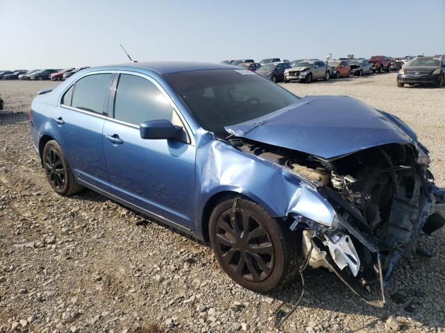 3FAHP0HA7AR135477 - 2010 FORD FUSION BLUE photo 1