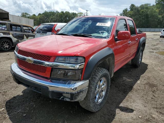 1GCHTDFE6C8134098 - 2012 CHEVROLET COLORADO L RED photo 2