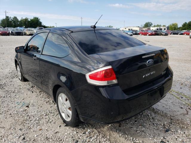 1FAHP32N68W255887 - 2008 FORD FOCUS S/SE BLACK photo 3