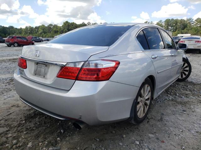 1HGCR2F8XDA147133 - 2013 HONDA ACCORD EXL SILVER photo 4