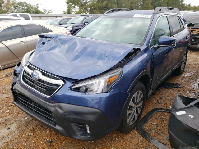 4S4BTADC6N3108358 - 2022 SUBARU OUTBACK PR BLUE photo 2