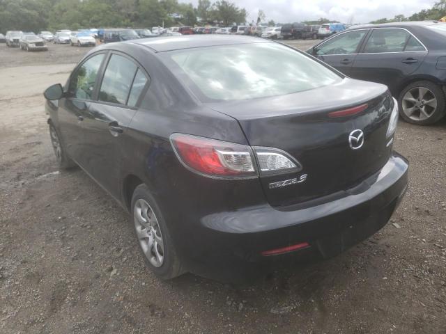 JM1BL1TF7D1845708 - 2013 MAZDA 3 BLACK photo 3