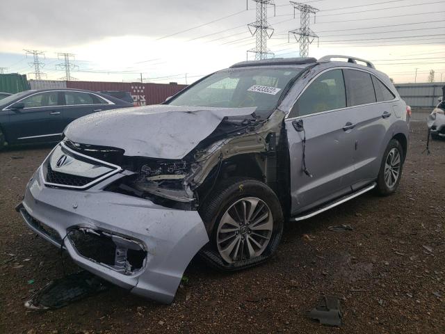 5J8TB4H74GL010847 - 2016 ACURA RDX ADVANC SILVER photo 2