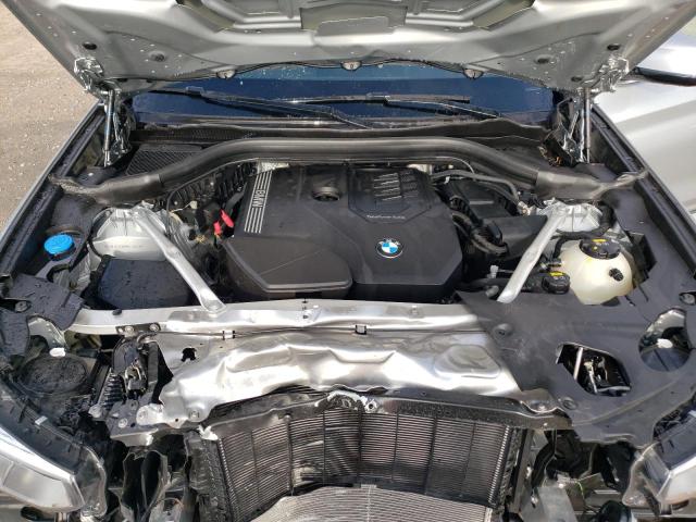 5UXTY3C08M9E21910 - 2021 BMW X3 SDRIVE3 Күміс фото 7